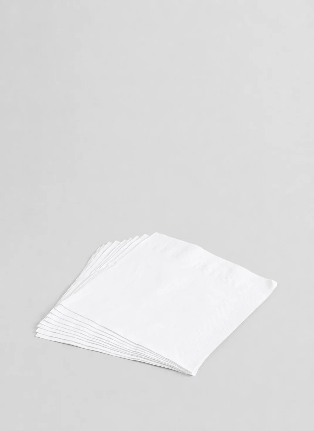 White Paper Napkins - 6x6